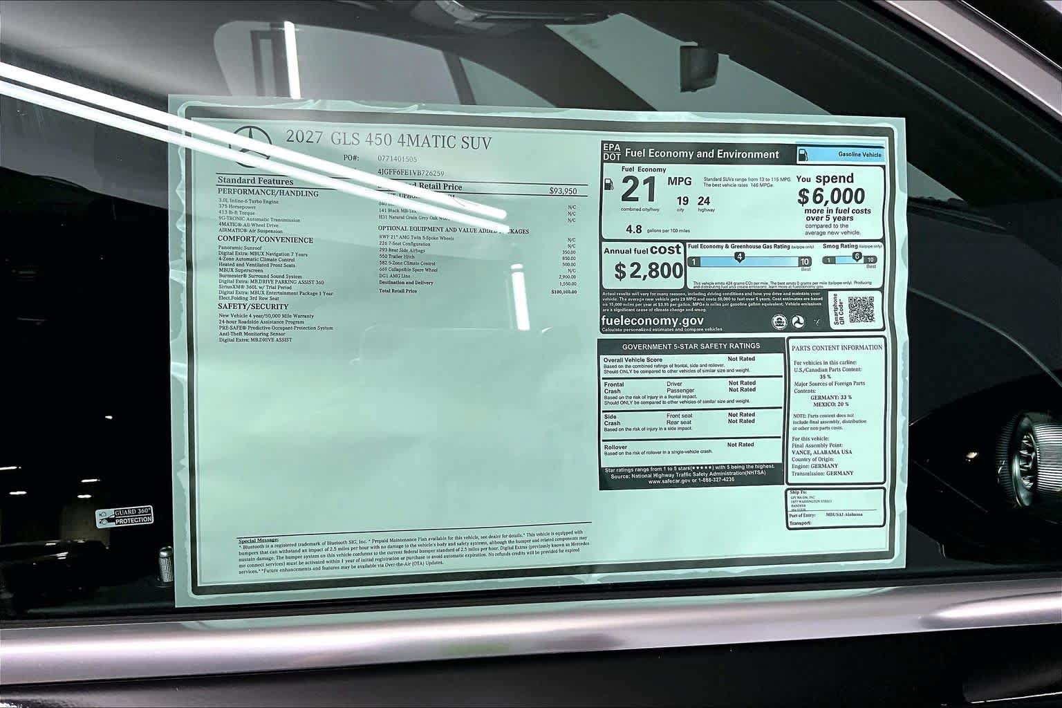 New 2027 Mercedes-Benz GLS 450 4MATIC image 19