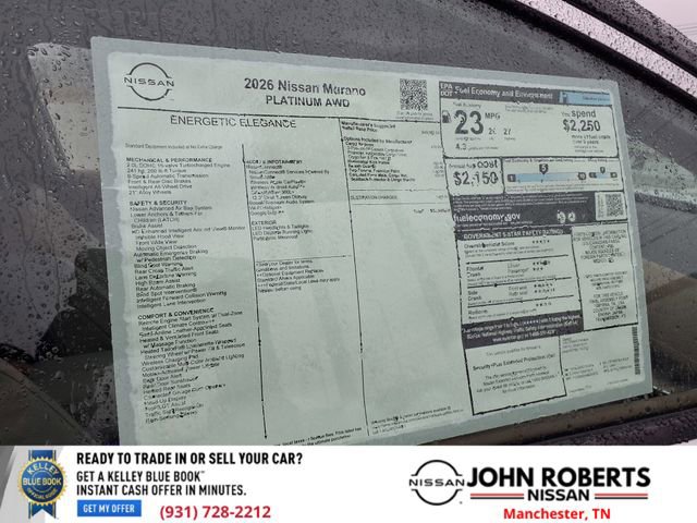 New 2026 Nissan Murano Platinum image 19