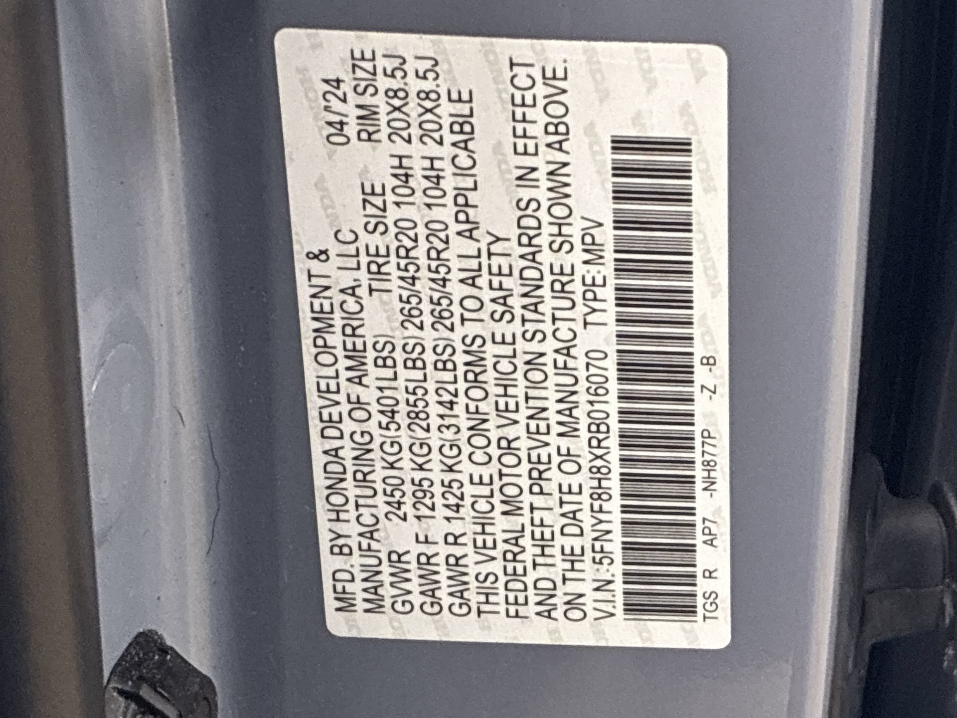 Certified 2024 Honda Passport Black Edition image 39