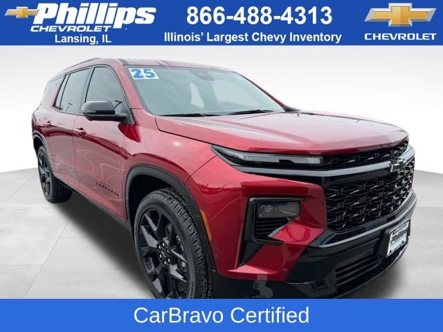 Certified 2025 Chevrolet Traverse RS w/ LPO, Floor Liner Package image 1