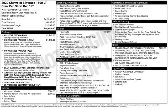 Used 2020 Chevrolet Silverado 1500 LT w/ All-Star Edition image 4