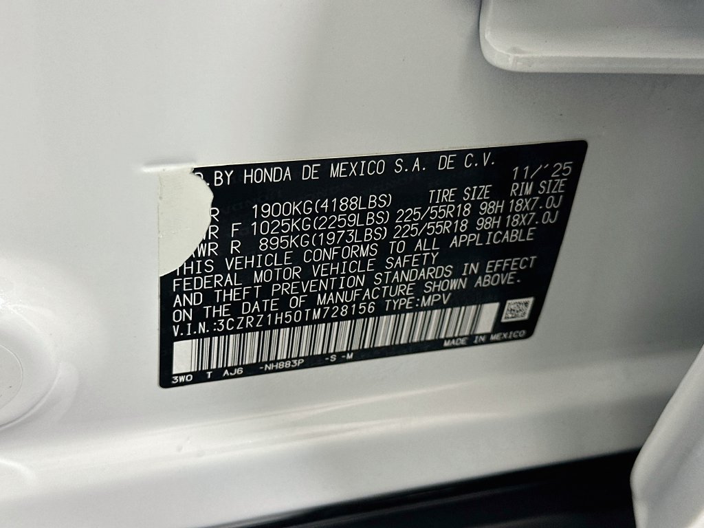 Certified 2026 Honda HR-V Sport image 30