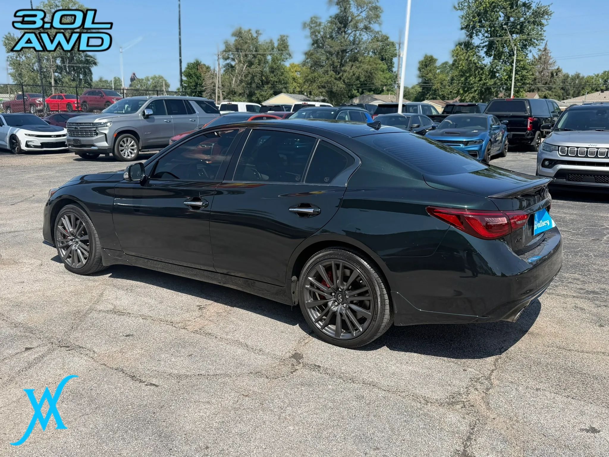 Used 2023 INFINITI Q50 Red Sport 400 w/ Black Opal Edition AWD/4WD image 5