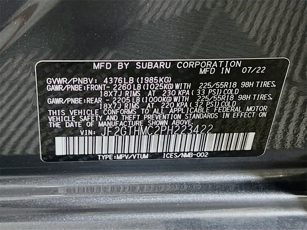 Used 2023 Subaru Crosstrek 2.5i Limited w/ Moonroof Package image 35