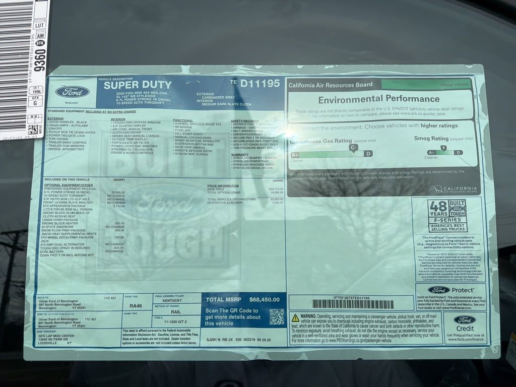 New 2026 Ford F350 XL w/ STX Appearance Package image 46