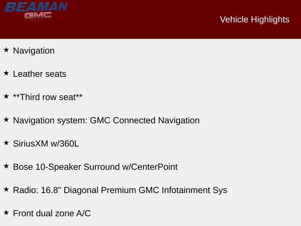 New 2025 GMC Yukon XL Elevation w/ Elevation Premium Package