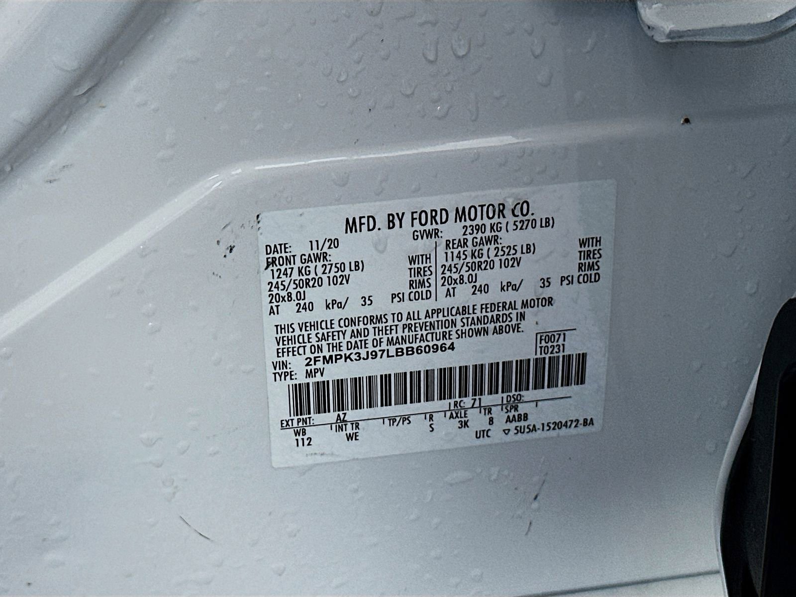 Used 2020 Ford Edge ST-Line FWD image 31