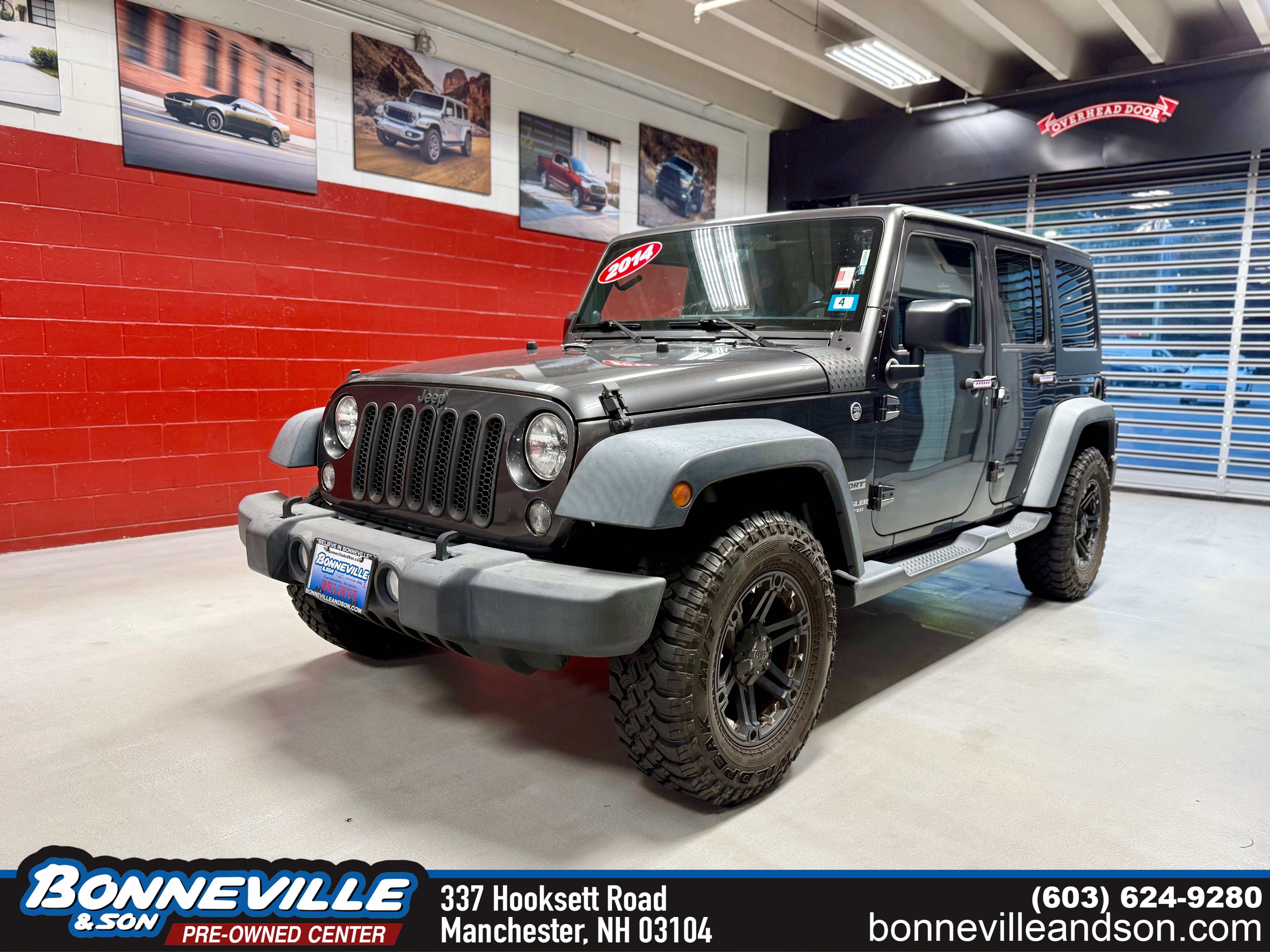 Used 2014 Jeep Wrangler Unlimited Sport w/ Quick Order Package 24S AWD/4WD image 1