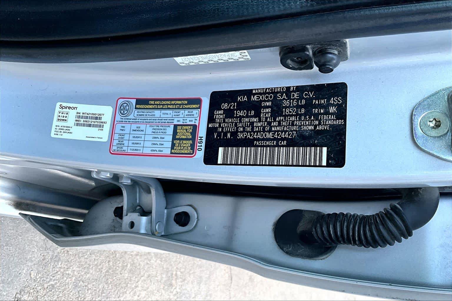 Used 2021 Kia Rio S w/ Technology Package FWD image 34