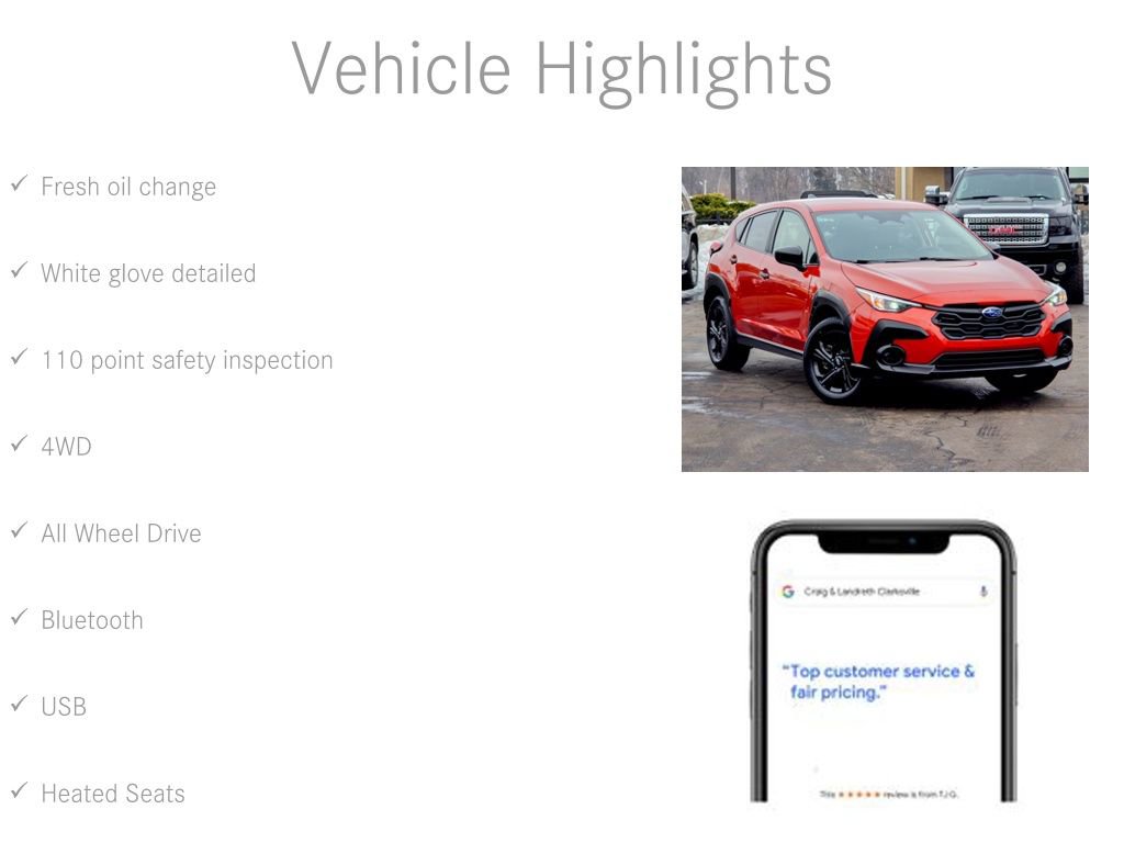 Used 2024 Subaru Crosstrek 2.0i image 6