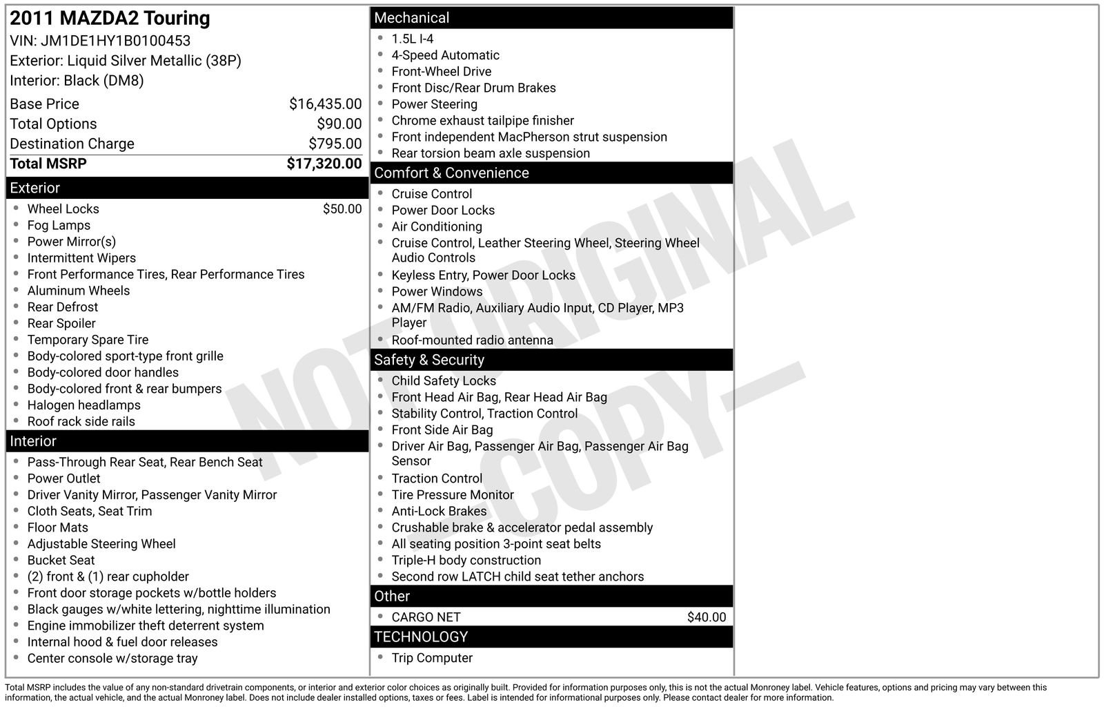 Used 2011 MAZDA MAZDA2 Touring image 29