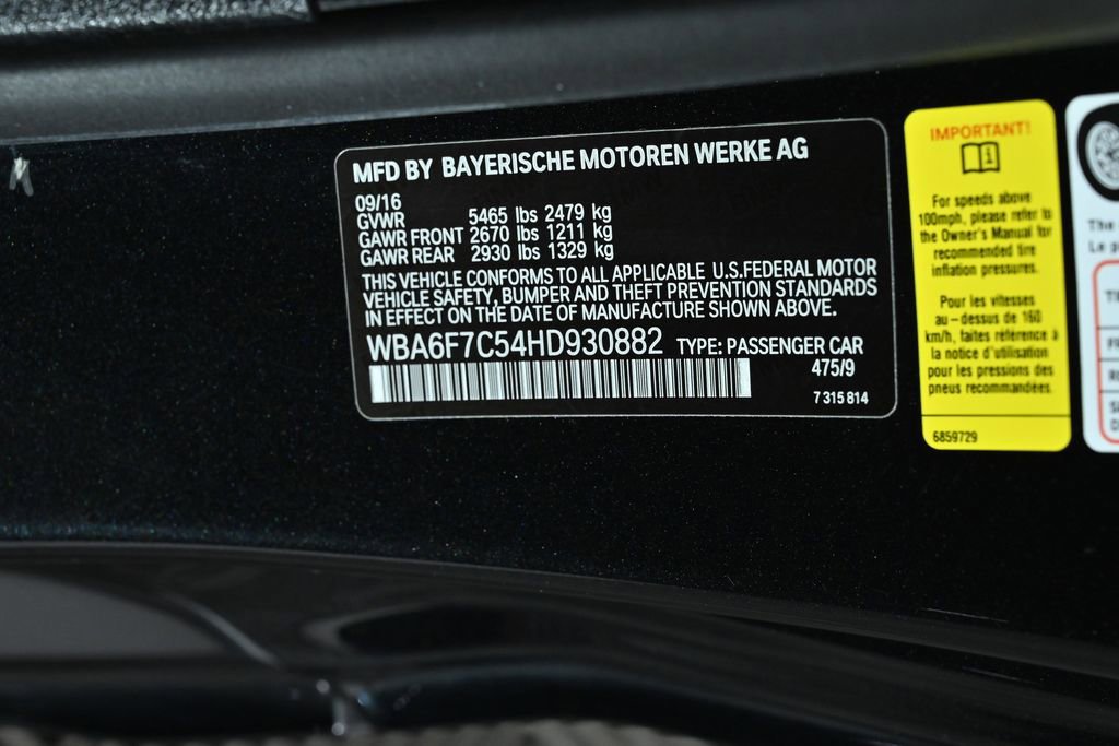 Used 2017 BMW 650i xDrive Convertible image 36