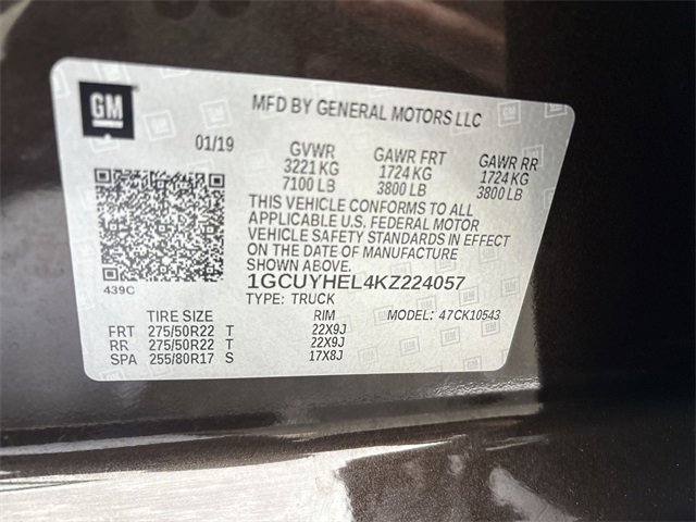 Used 2019 Chevrolet Silverado 1500 High Country w/ High Country Premium Package image 35