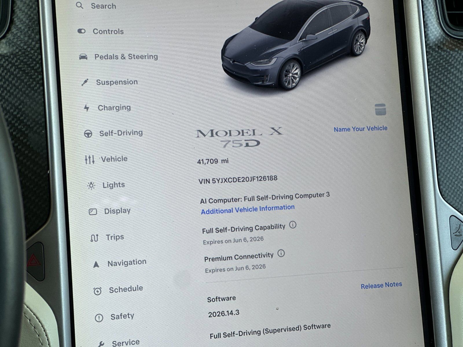 Used 2018 Tesla Model X 75D AWD/4WD image 27