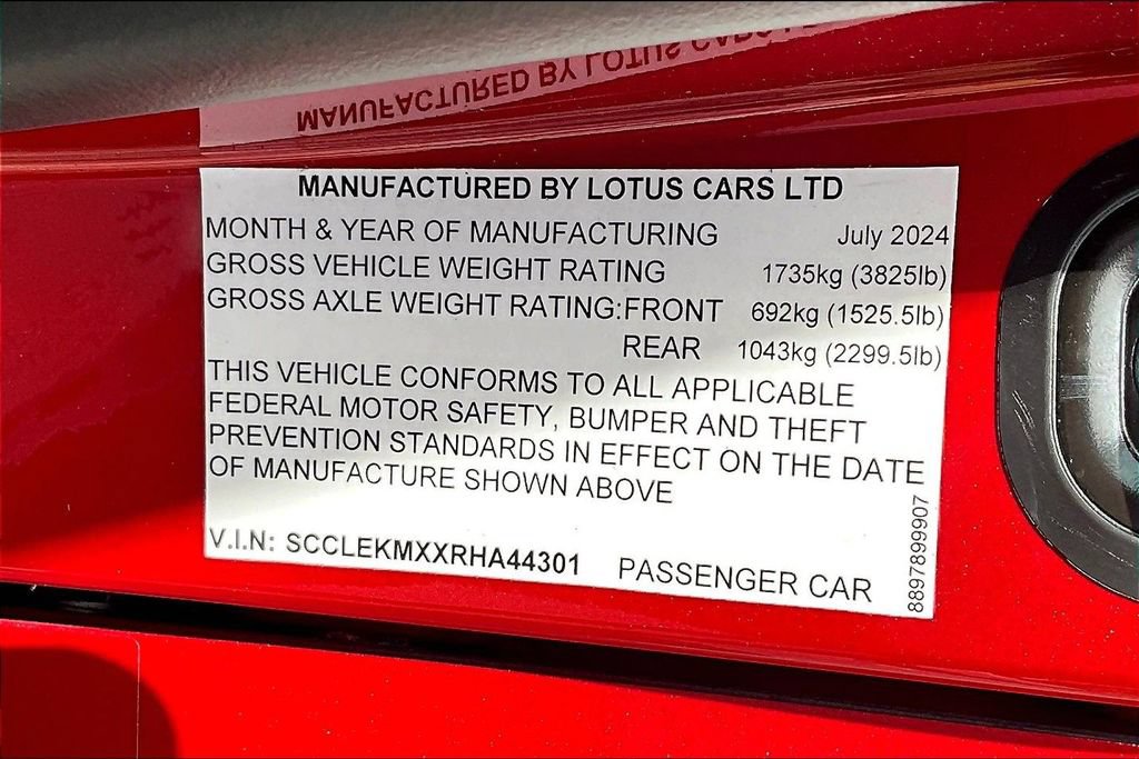 Used 2024 Lotus Emira First Edition RWD image 19