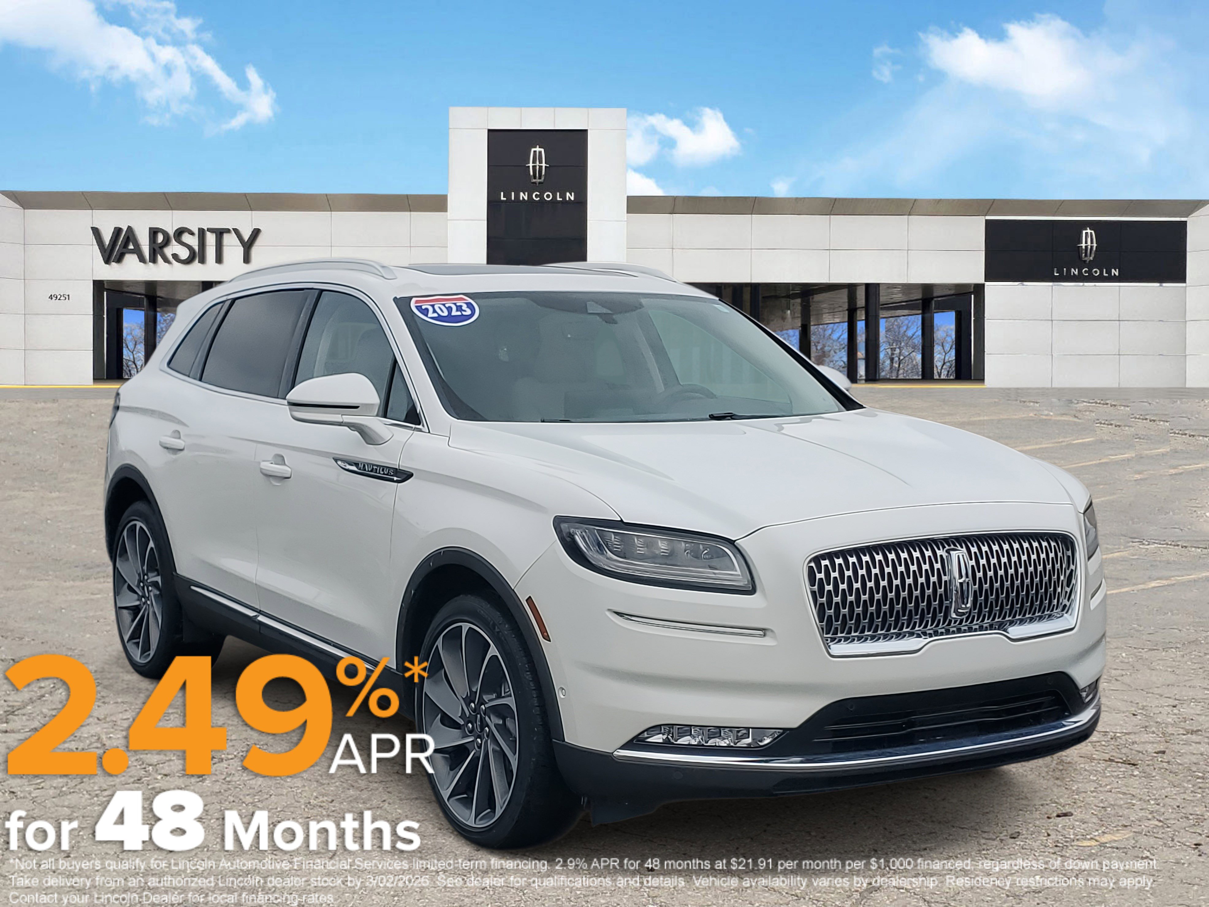 Certified 2023 Lincoln Nautilus Reserve w/ Equipment Group 202A image 1