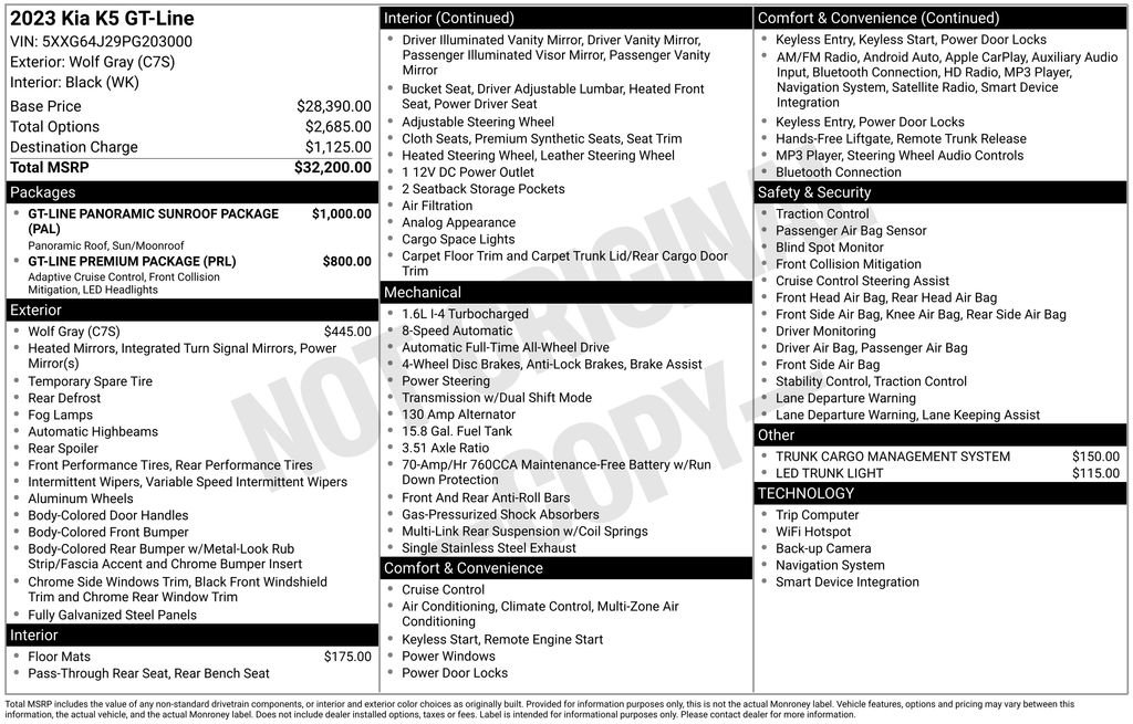 Used 2023 Kia K5 GT-Line image 4