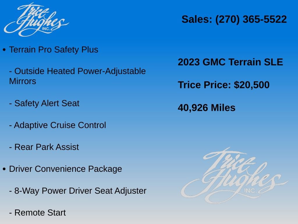 Used 2023 GMC Terrain SLE w/ Driver Convenience Package FWD image 7