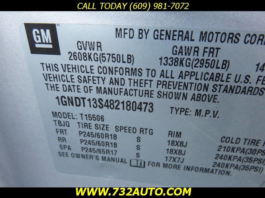 Used 2008 Chevrolet TrailBlazer LT w/ Sun And 6-Disc Cd Package AWD/4WD image 35