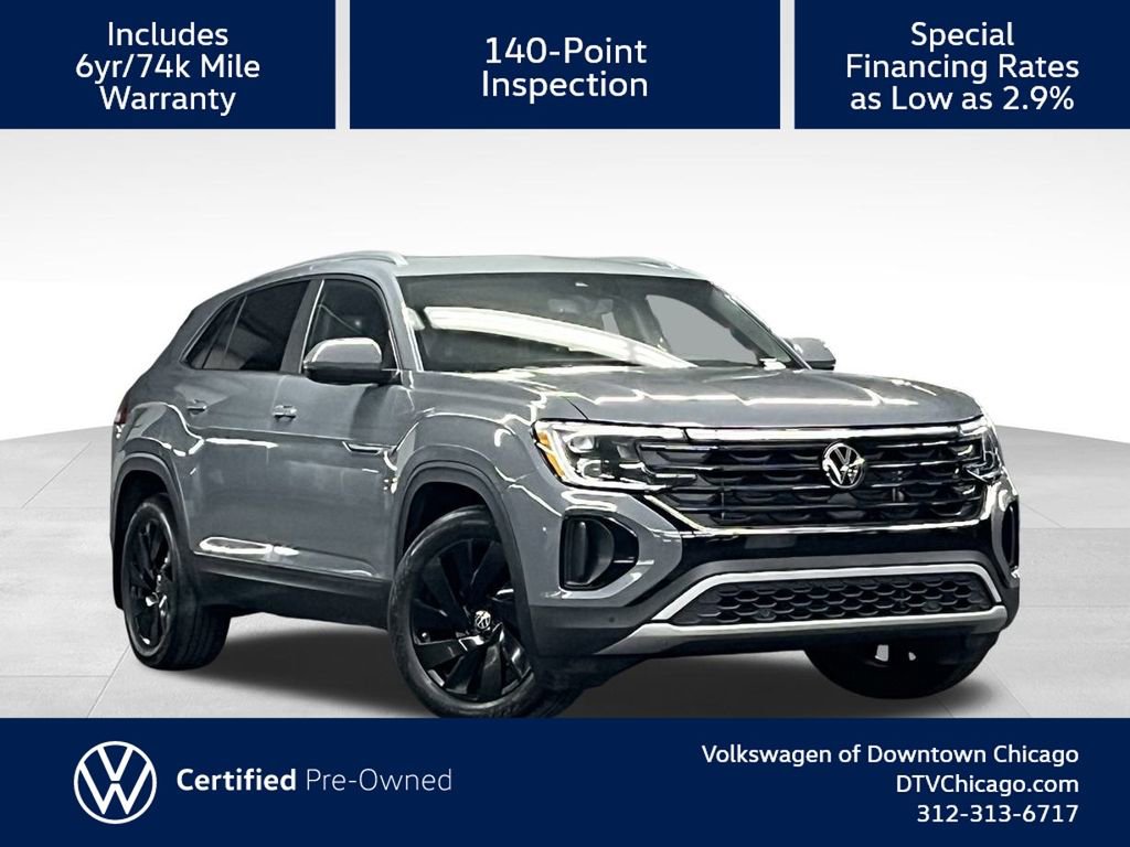 Used 2024 Volkswagen Atlas Cross Sport SE w/ Panoramic Sunroof Package image 1