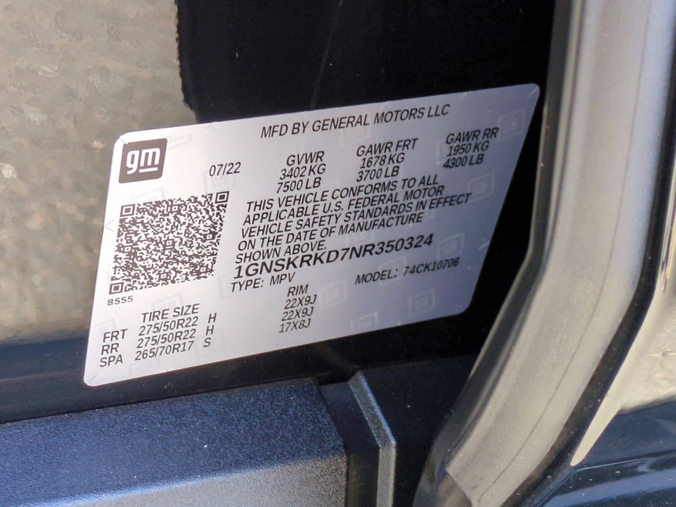 Certified 2022 Chevrolet Tahoe RST w/ Luxury Package image 35