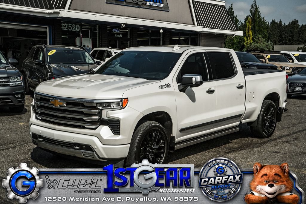 Used 2022 Chevrolet Silverado 1500 High Country w/ High Country Premium Package AWD/4WD image 1