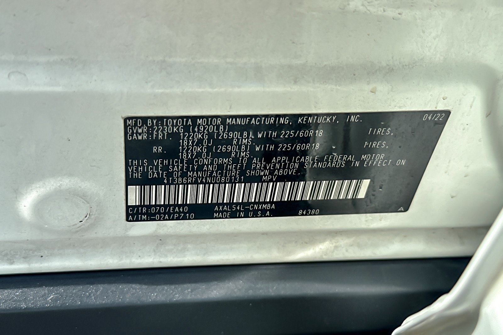 Certified 2022 Toyota RAV4 XLE Premium AWD/4WD image 27