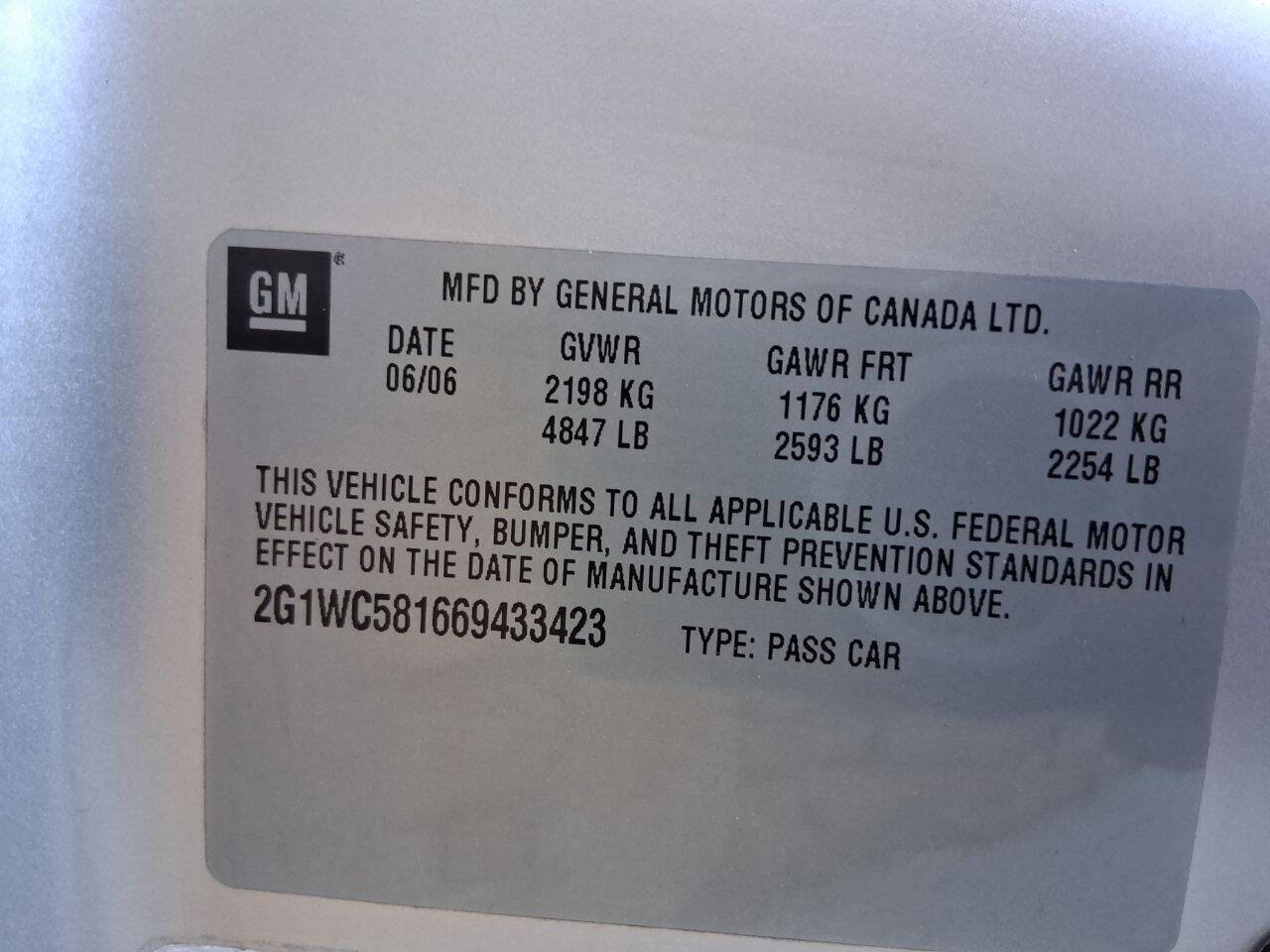 Used 2006 Chevrolet Impala LT image 21