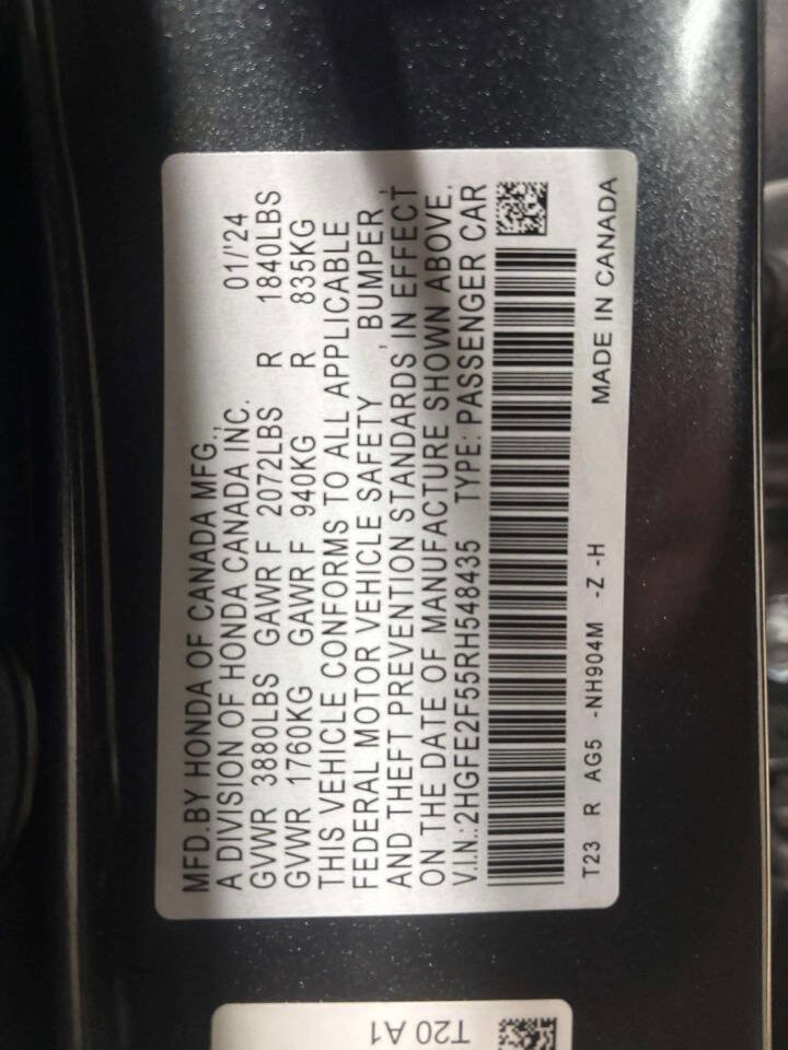 Used 2024 Honda Civic Sport image 40