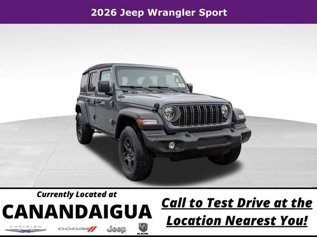New 2026 Jeep Wrangler Unlimited Sport AWD/4WD image 1
