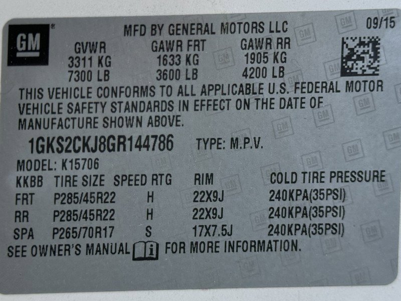 Used 2016 GMC Yukon Denali w/ Open Road Package image 48