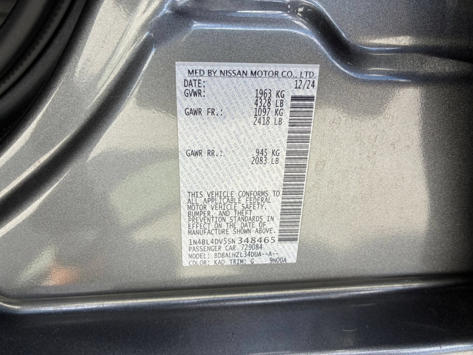 Used 2025 Nissan Altima 2.5 SV FWD image 29