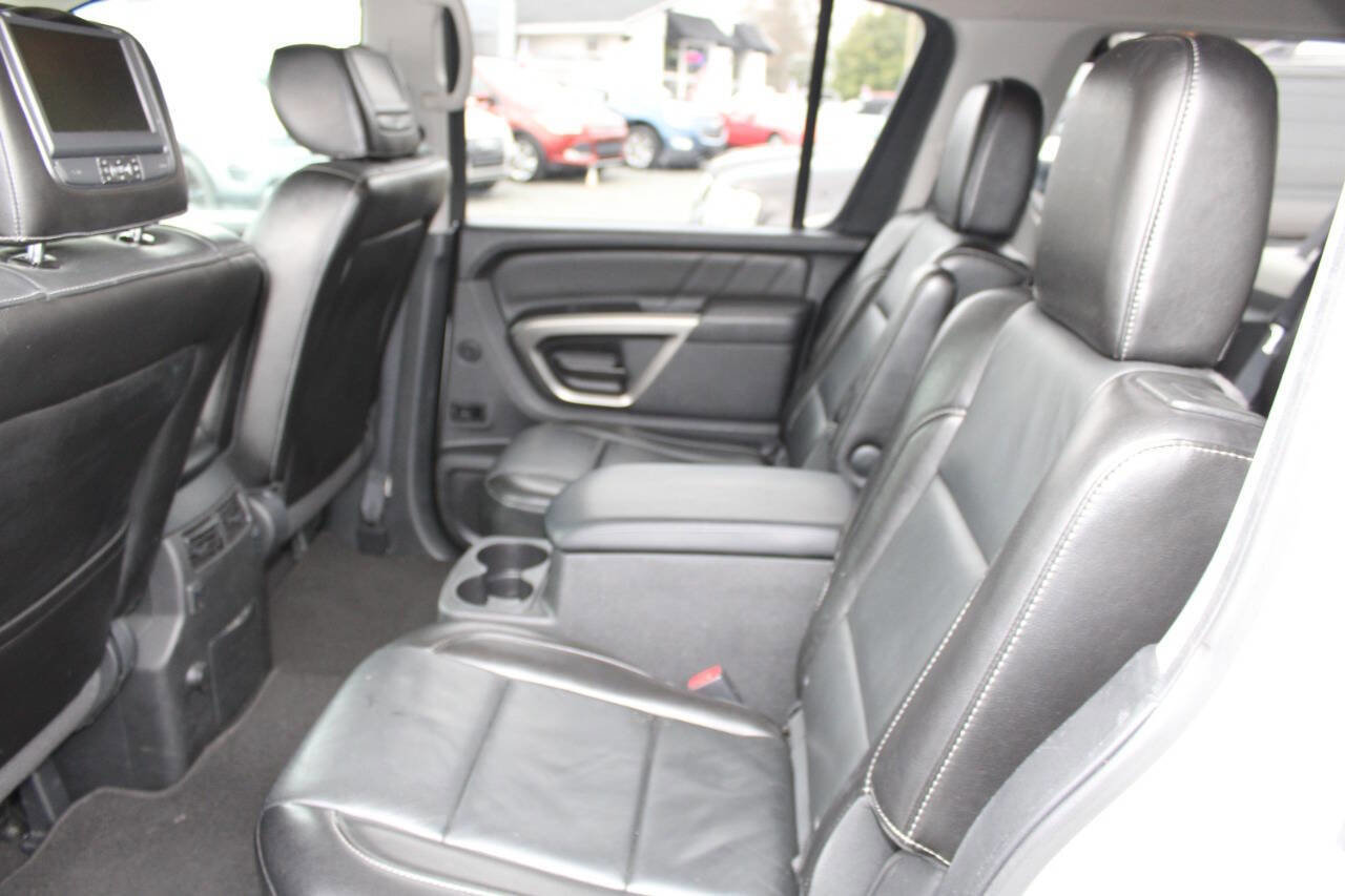 Used 2015 Nissan Armada Platinum w/ 2nd Row Captain Seat Package image 22