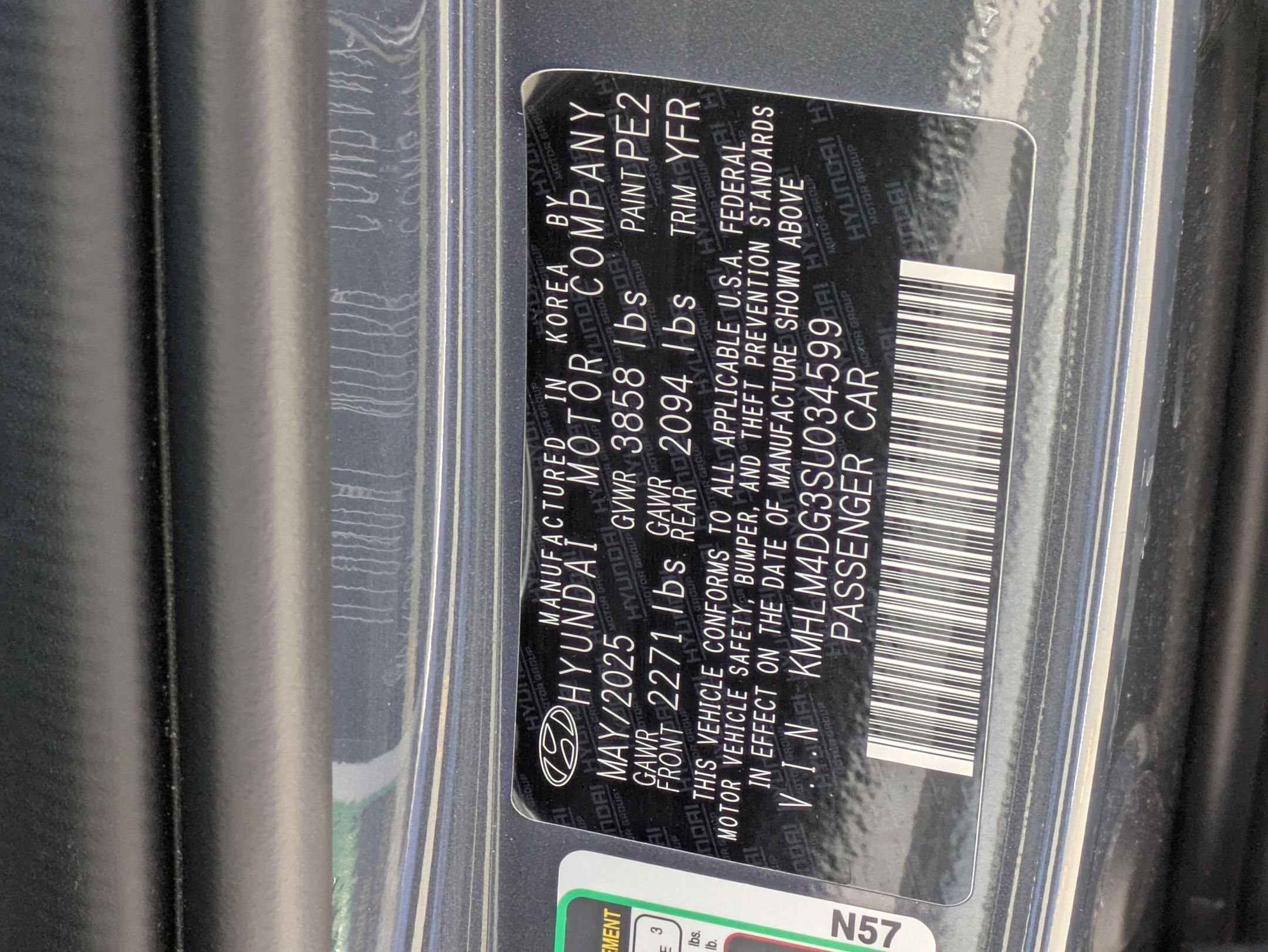 Certified 2025 Hyundai Elantra Sport FWD image 32