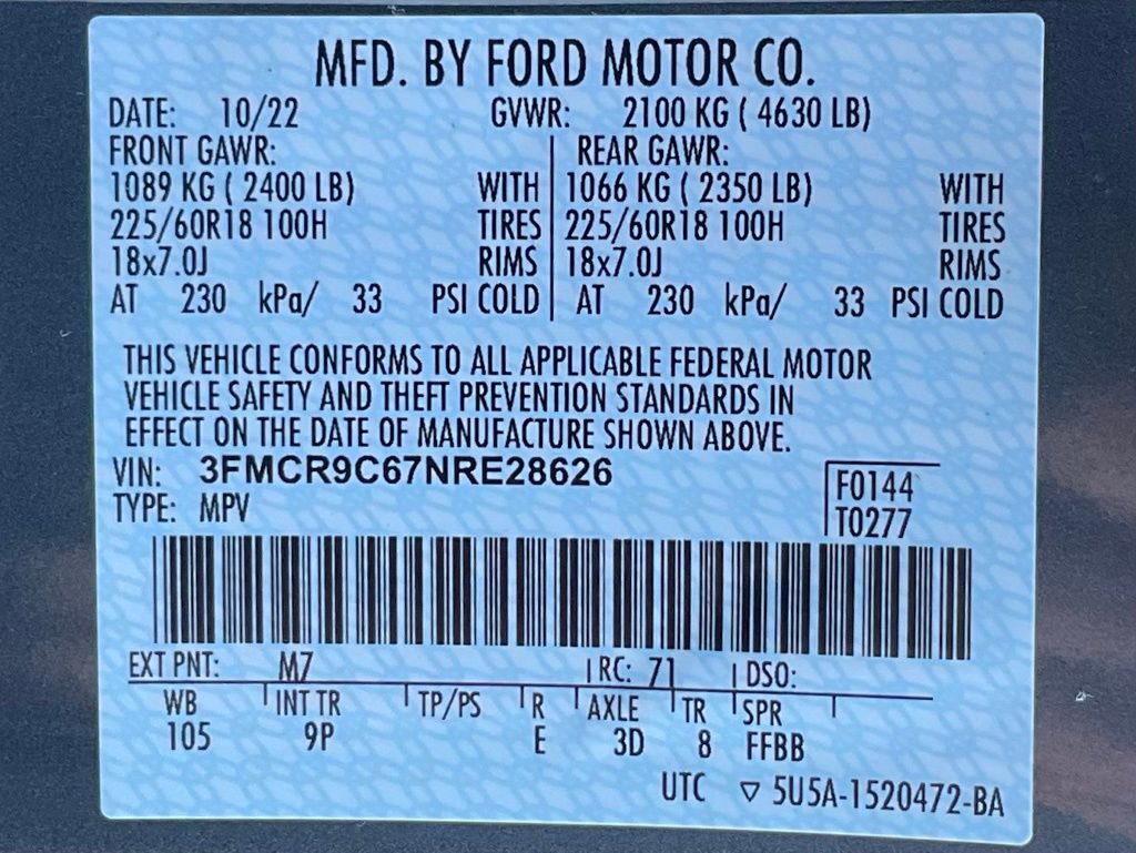 Used 2022 Ford Bronco Sport Outer Banks image 54