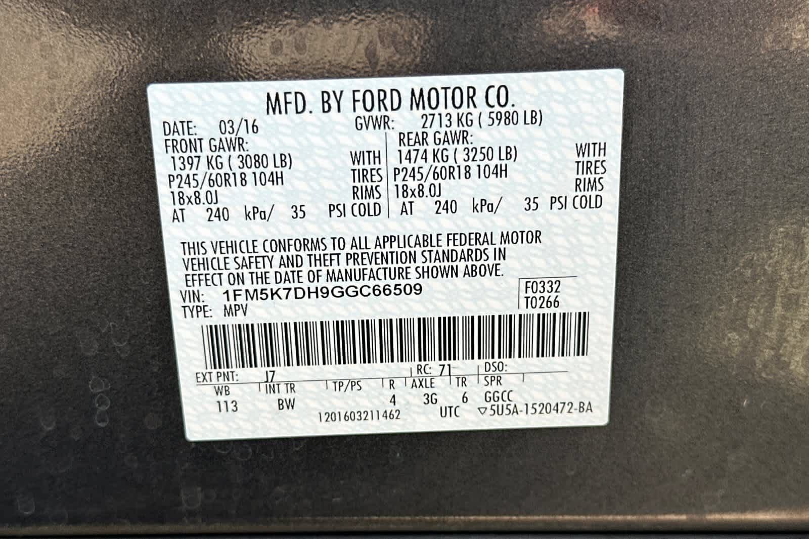 Used 2016 Ford Explorer XLT w/ Equipment Group 202A FWD image 30