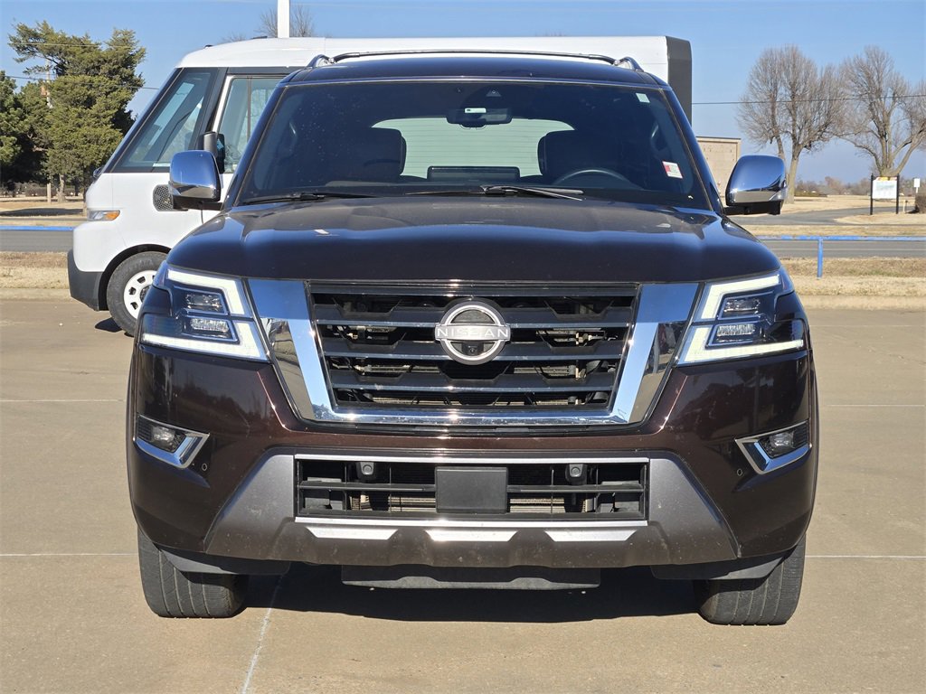 Used 2021 Nissan Armada Platinum w/ Captain's Chairs Package image 2