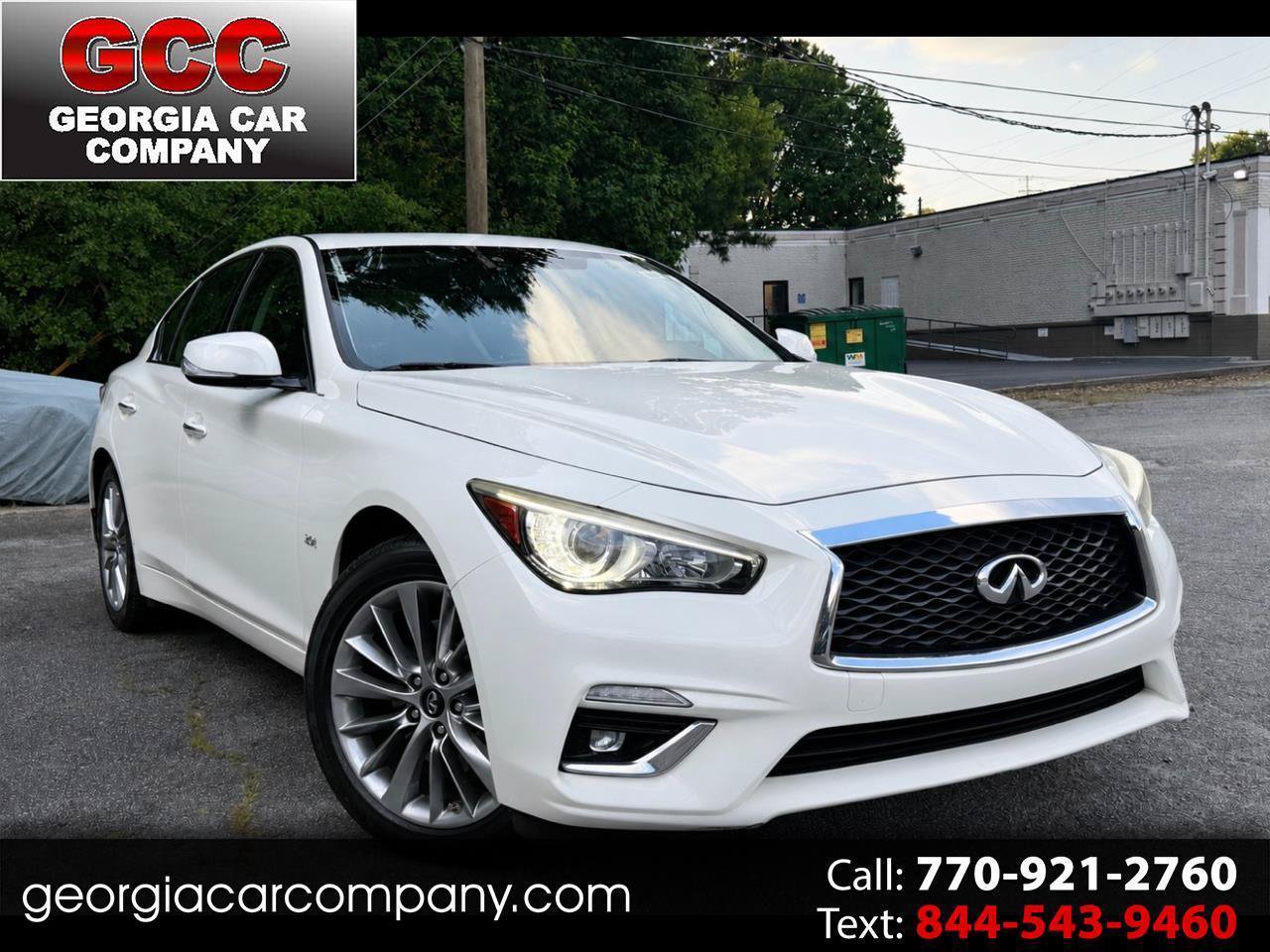 Used 2018 INFINITI Q50 Luxe w/ Essential Package (2.0T Luxe) AWD/4WD image 1