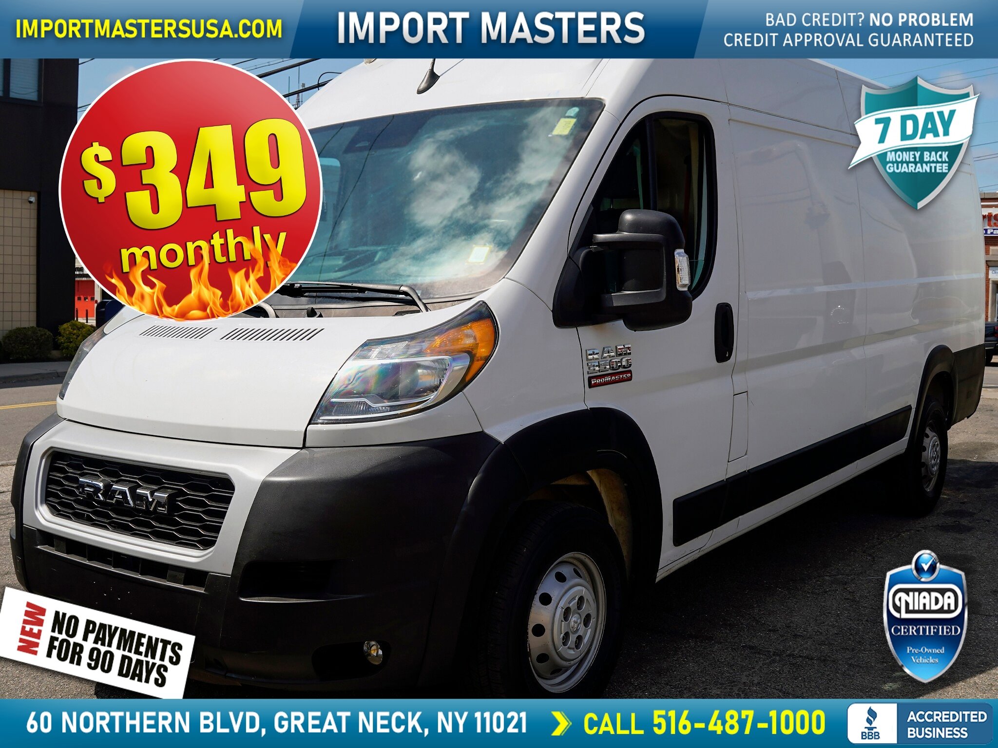 Used 2022 RAM ProMaster 3500 w/ Convenience Group