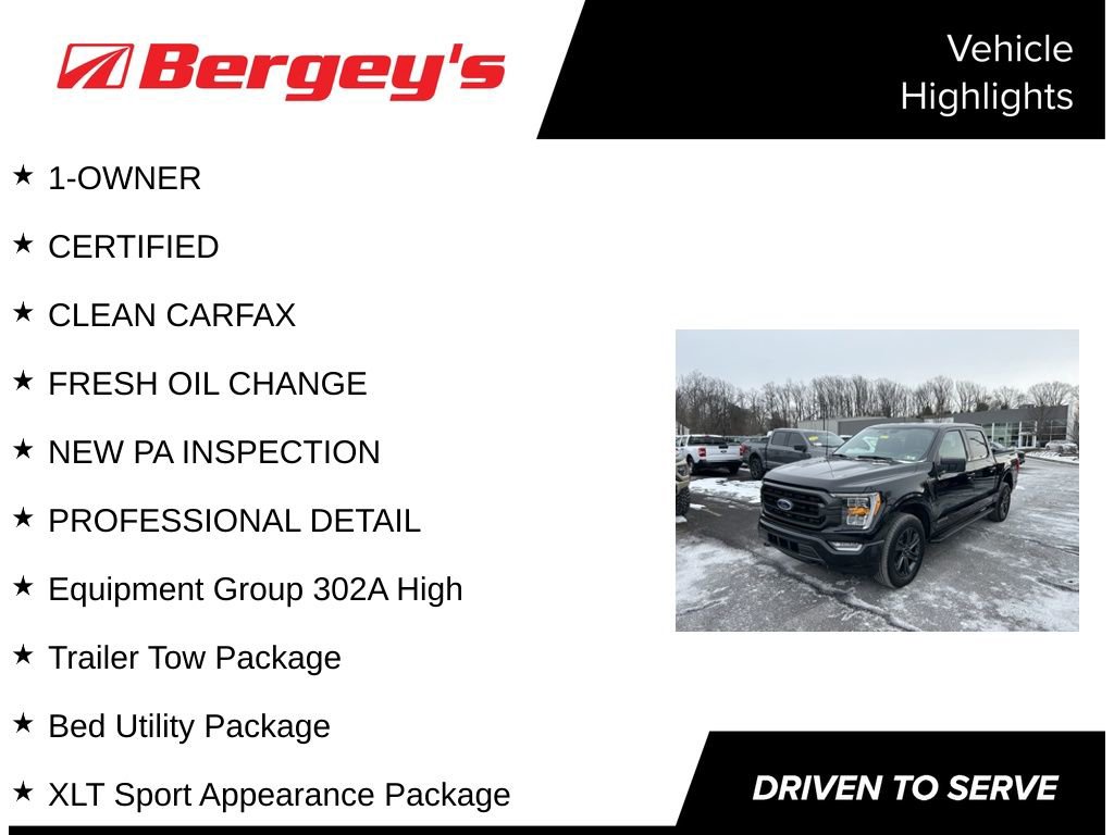 Certified 2023 Ford F150 XLT w/ Equipment Group 302A High image 5