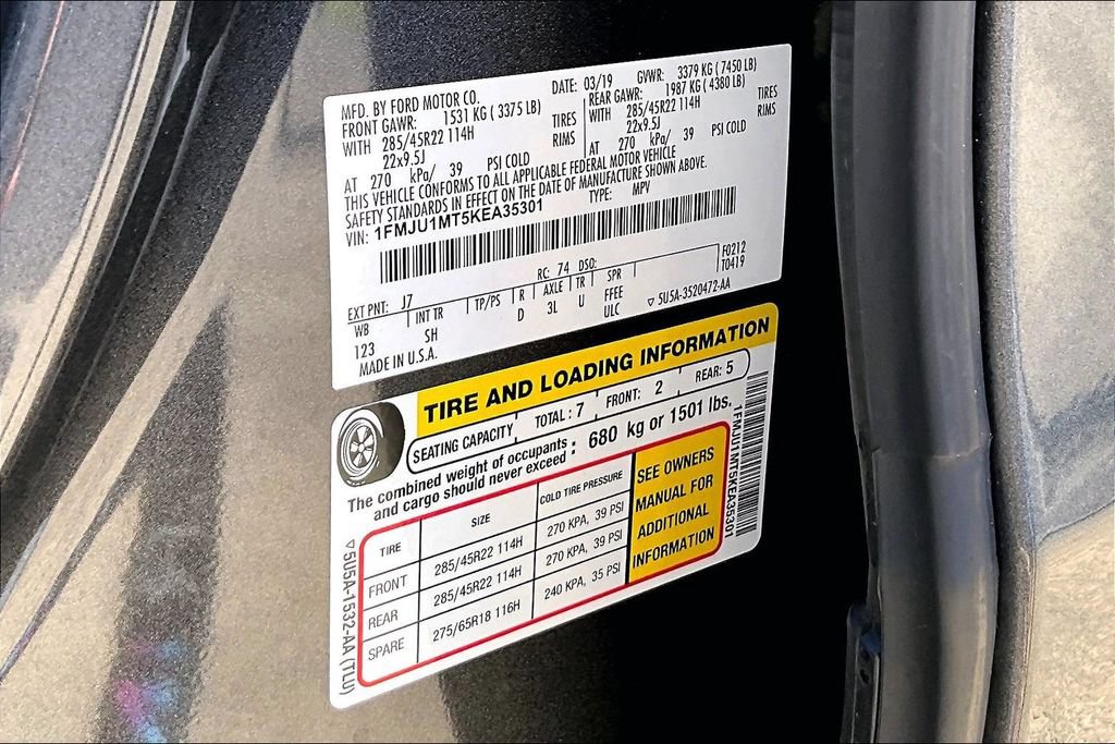 Used 2019 Ford Expedition Platinum AWD/4WD image 30