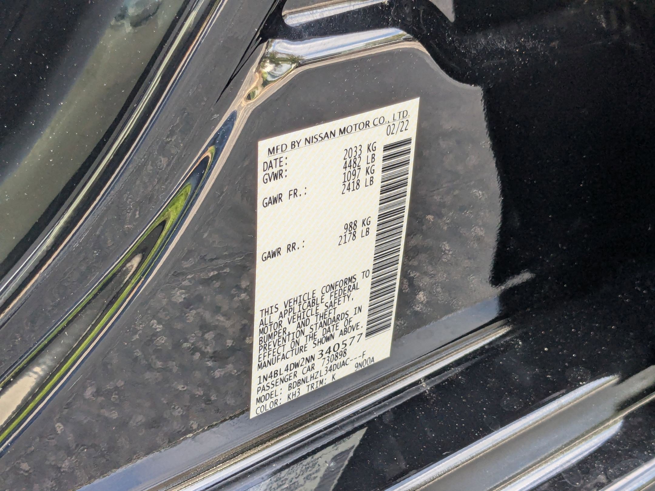 Certified 2022 Nissan Altima 2.5 SV w/ SV Premium Package image 27