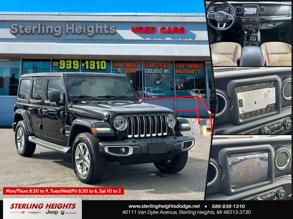 Used 2018 Jeep Wrangler Unlimited Sahara image 1