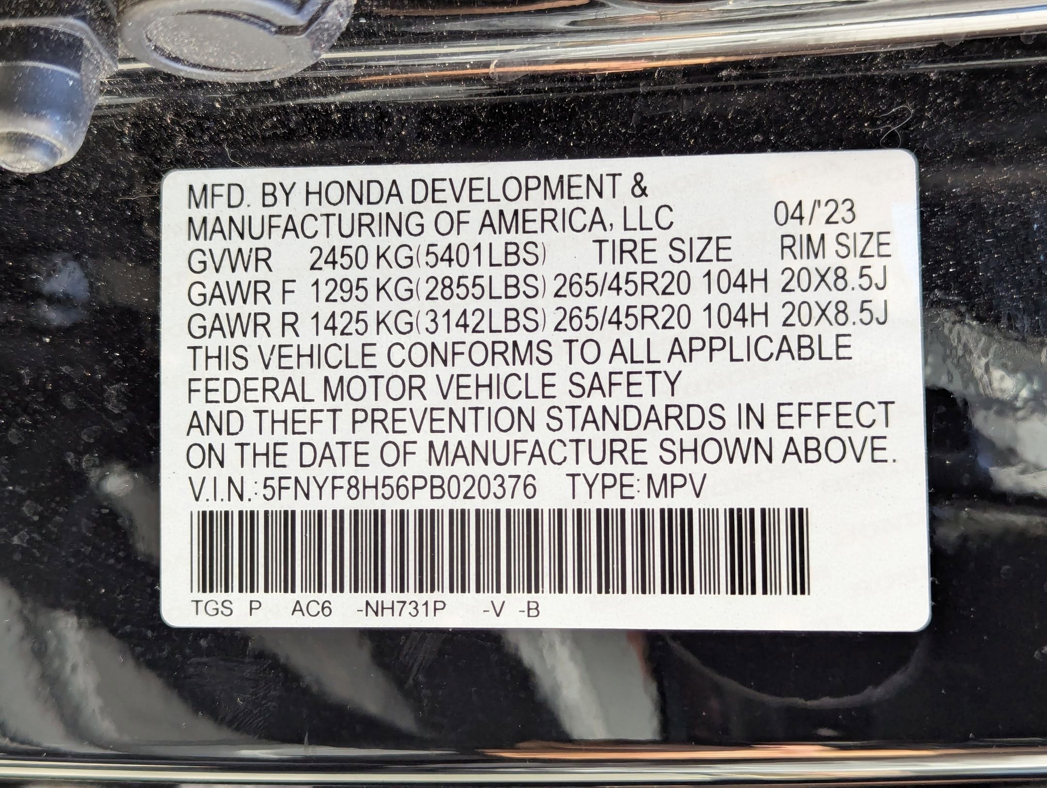 Certified 2023 Honda Passport EX-L image 33