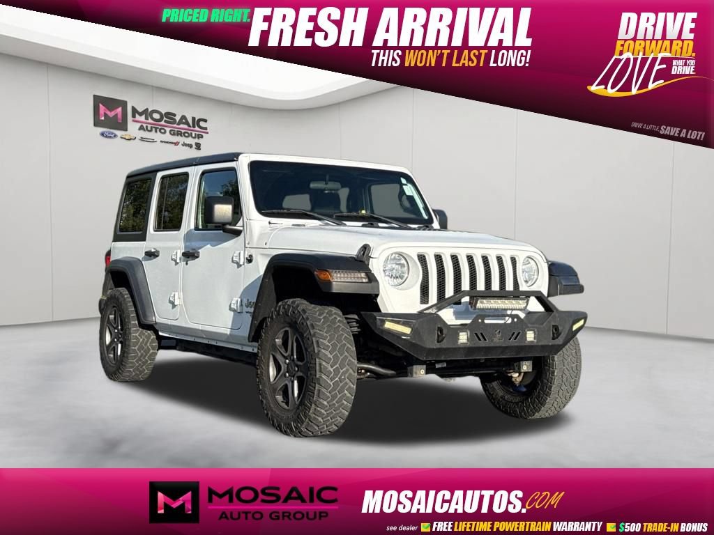 Used 2019 Jeep Wrangler Unlimited Sport S AWD/4WD image 1