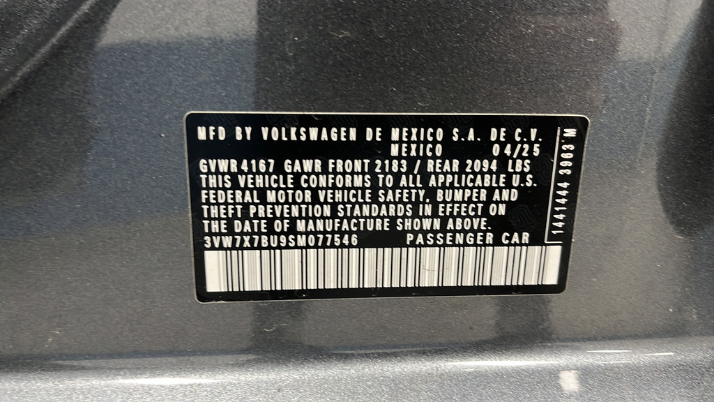 Used 2025 Volkswagen Jetta SE w/ Sunroof Package FWD image 28