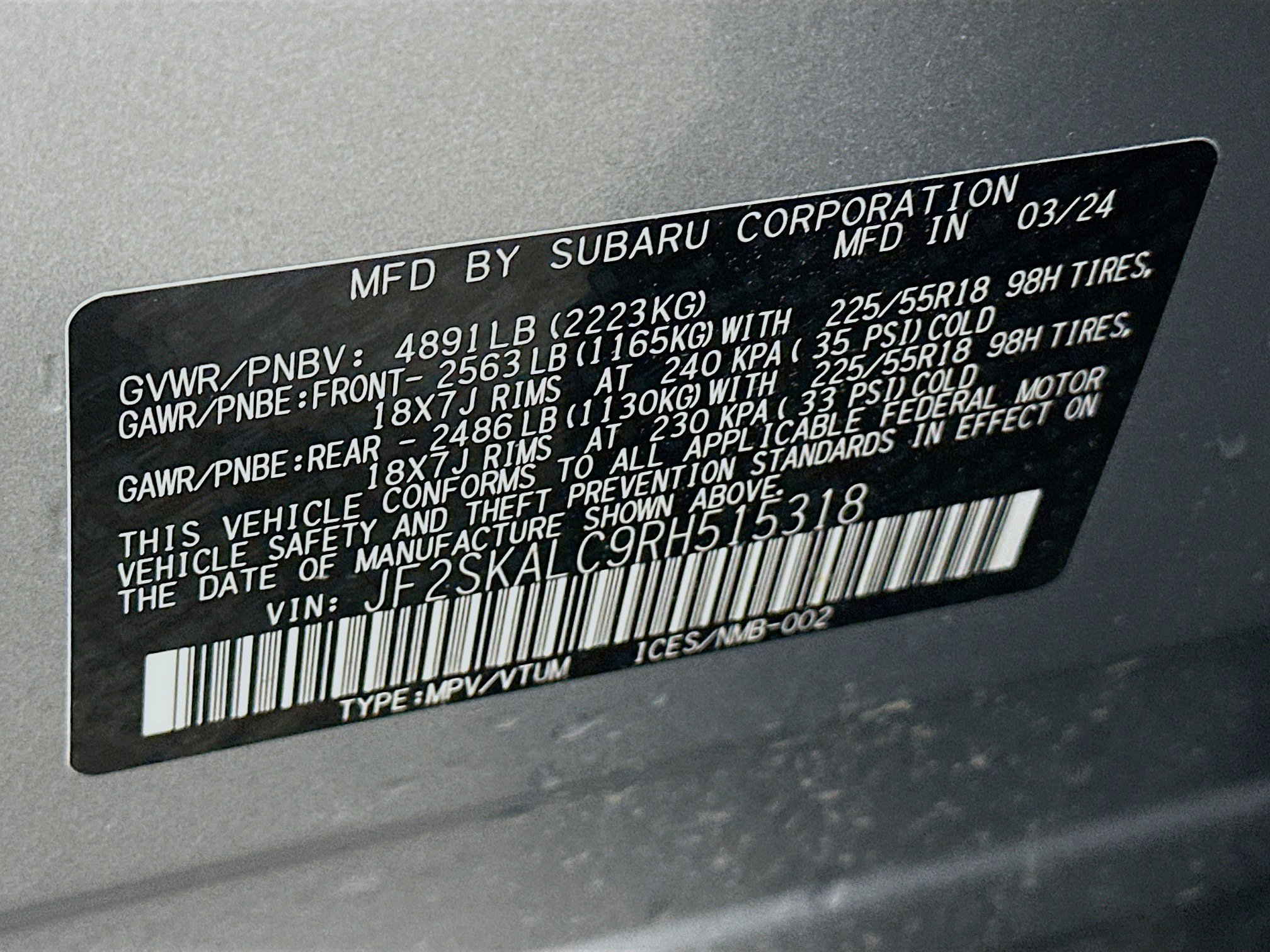 Used 2024 Subaru Forester Limited image 12