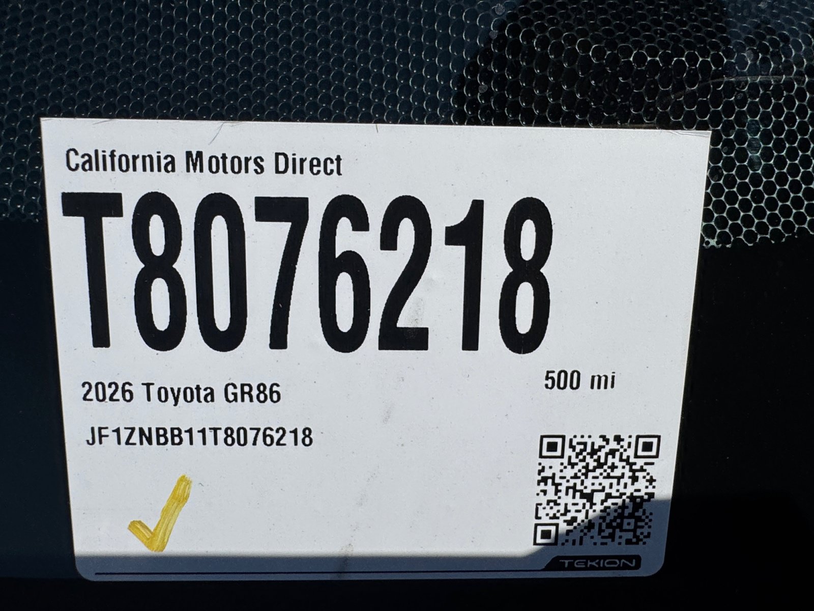 Used 2026 Toyota GR86 RWD image 17