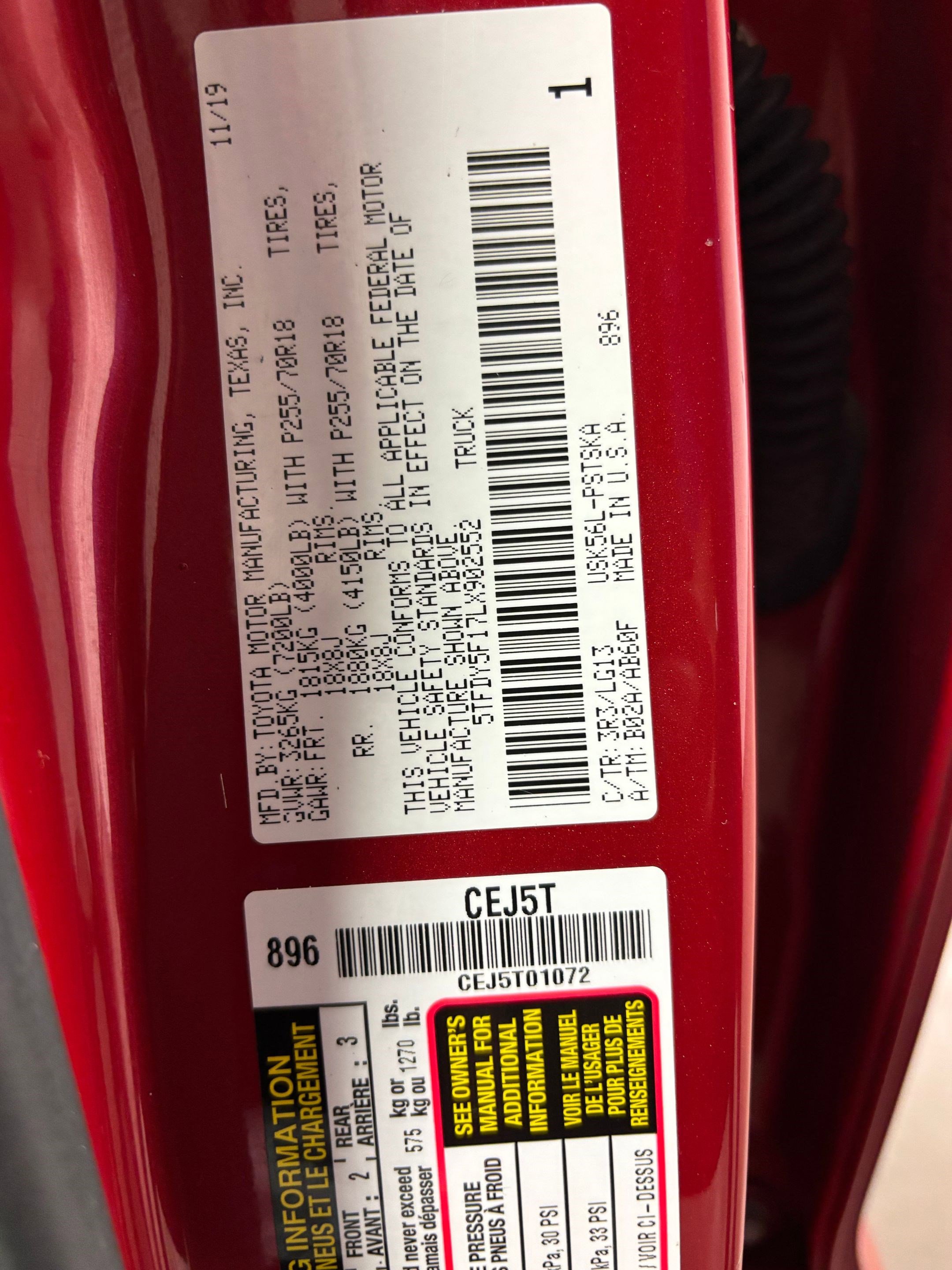 Used 2020 Toyota Tundra SR5 w/ SR5 Leather Package image 16