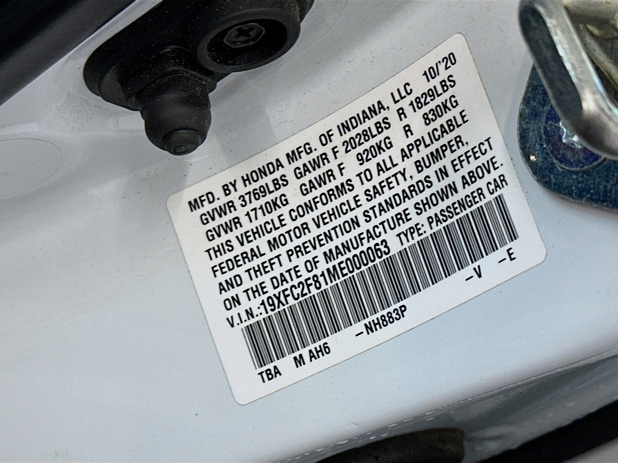 Used 2021 Honda Civic Sport image 12